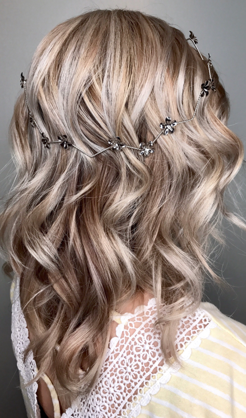Womens Hair Salon Honey Ginger Blonde Sunkissed Balayage Golden